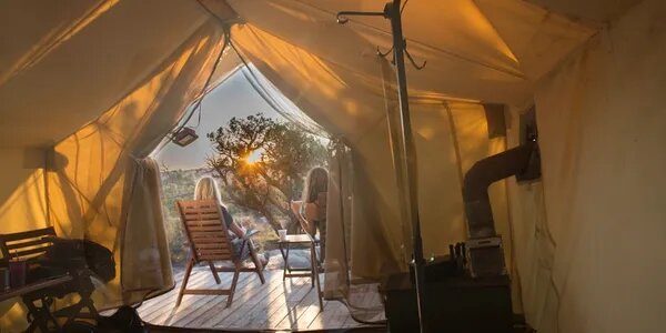 glamping at Moab under Canvas - women who explore