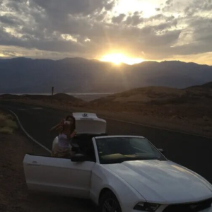 Death Valley and a rented Mustang convertible