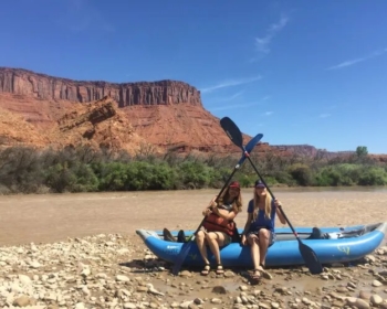 kayak rental moab- we did get some white water rapids...