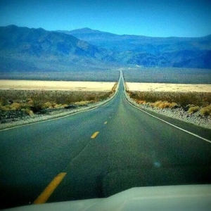 The road to Death Valley